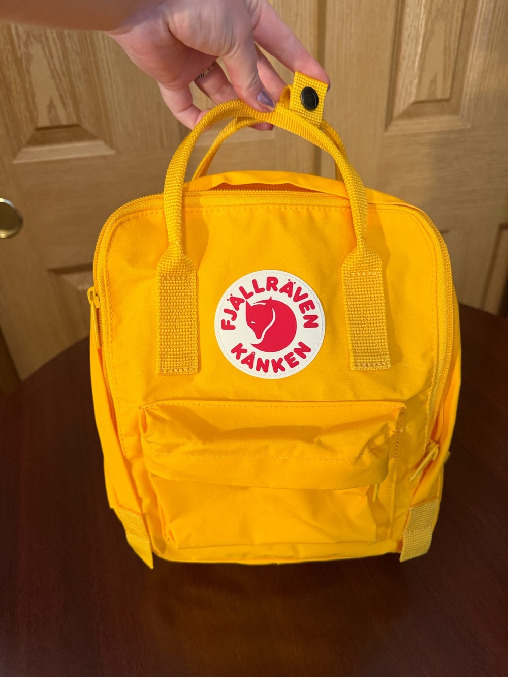 Fjallraven Mini Backpack in Warm Yellow